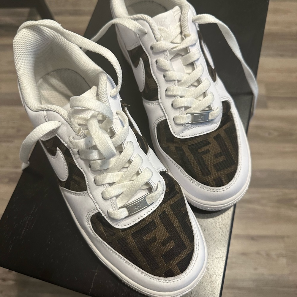 Custom Fendi Air Force 1s